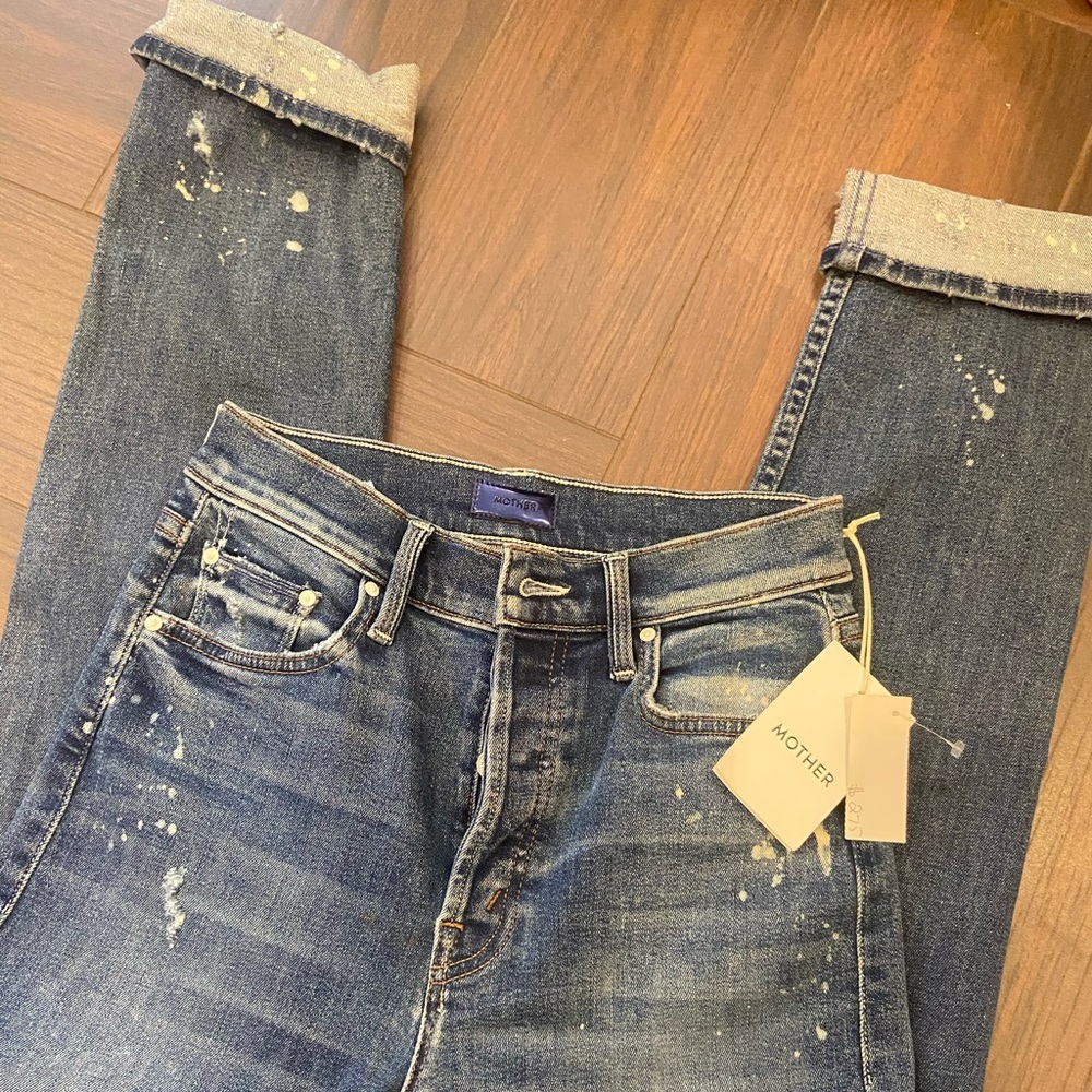 Mother Cheeky style denim